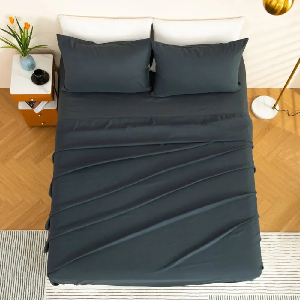 Alpine Swiss Dark Teal Sheet Set